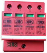 Els Polska ELS Elektrotechnika Viršįtampių iškroviklis B+C 4P 275V 60kA 1.5kV EL30B+C 4P 4.5kA
