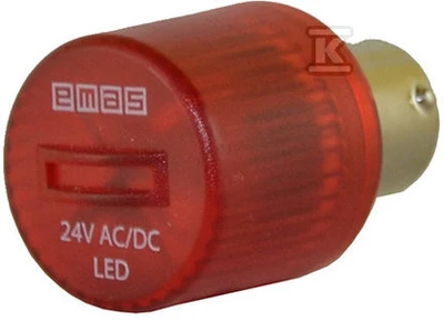 Emas Promet LED 24V DC raudona T0- IKML024K