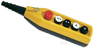 Emas Promet Control pakabukas, 5 mygtukai, avarinio sustabdymo mygtukas 30 mm, vienas / du greičiai - PV5E30B42