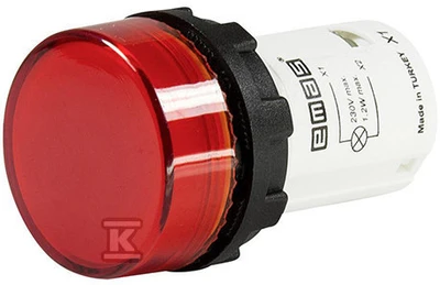 Emas Lampka sygnalizacyjna 24V raudona (T0-MBSD024K)