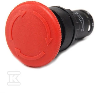 Emas Valdymo mygtuko monoblokavimas be grįžtamo raudonojo 1Z 1R (T0-MB102E)