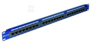 Emiter Emitter Panel 19 "24xRJ45 UTP cat.6 1U mėlynas DCN / PPFA-951K-248-C6