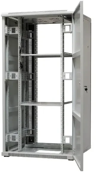 EmiterNet Stovima spinta 32U, priekinės durys metalas/stiklas, 800x800x1540mm (plotis/gylis/aukštis)