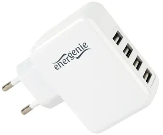 Gembird Energenie universalus USB kroviklis 3.1A baltas