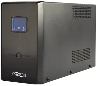 EnerGenie Energija | Nepertraukiamo maitinimo šaltinis (UPS) su USB ir LCD ekranu | EG-UPS-035 | 2000 VA | 1200 W