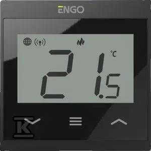 „Carruzzo ENGO Controls E55-B“ – internetas, potinkinis temperatūros reguliatorius 55 colių rėmui, „Wi-Fi“