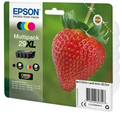 Rašalas Claria Home Multipack Epson 4-colour 29XL | 30,5 ml