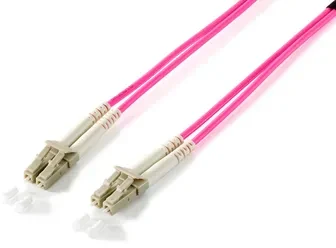 Equip 255516 „InfiniBand“ arba pluoštinis optinis kabelis 10 m LC Rusvai gelsvas, Violetinė