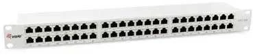 Equip Patchpanel 48x RJ45 Cat6A 19 FTP 1HE Premium hellgrau