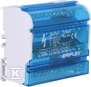 Eriflex ERICO 4 polių TD 40 A paskirstymo blokas (563740)