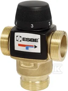 Esbe VTA572 termostatinis pamaišymo vožtuvas trieigis 1", 20-55*C, Kvs4.5