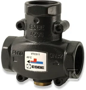 Esbe VTC511 trišakis termostatinis vožtuvas 1", i.v., 55°C, Kvs9
