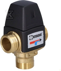 Esbe VTA322 Termostatinis pamaišymo vožtuvas trieigis3/4", 20-43°C, Kvs1.5