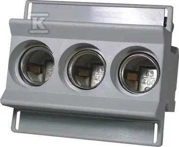 Eti-Polam saugiklio pagrindas D02N/3-K porcelianas 3P 63A D0 E18 002222021