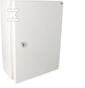Eti-Polam Paviršinis hermetiškas korpusas GT 40-30-15 su 400x300x150mm plokšte IP65 pilka - 001102105