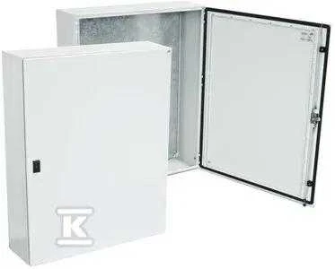 Eti-Polam Hermetinis paviršinis korpusas GT100-60-25 su plokštele 1000x600x250mm IP65 pilka - 001102142