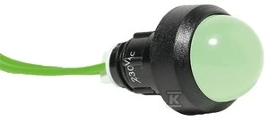 Eti-Polam signalinė lempa LED D = 20 mm žalia 230 V AC LS - 004770816