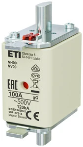 ETI NH00 GG 100A/500V WKŁ.ZWŁ. KOMBI