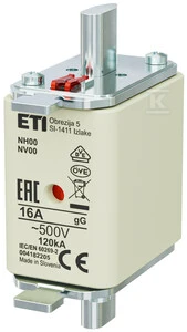ETI Shumee saugiklio jungtis 16A/500V Kombi 004182205