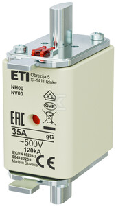 Shumee ETI NH00 GG 35A/500V KONTAKTAI COMBI