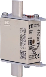 ETI NH000 GG 100A/500V WKŁADKA TOP. KOMBI