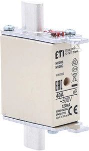 ETI NH000 GG 40A/500V WKŁADKA TOP. KOMBI