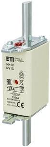 ETI NH1C GG 125A/500V COMBI Įdėklas.