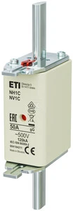 ETI NH1C GG 50A/500V KOMBI WKŁ.TOPIK.ZWŁOC
