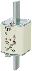 ETI NH2 GG Įdėklas 300A/500V