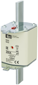 ETI NH3C GG Įdėklas 200A/500V