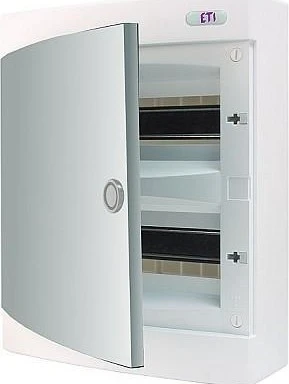 Eti-Polam Paviršinis skirstomasis įrenginys ECT2x18PO-s 2x18M IP40 baltos durys (001101086)