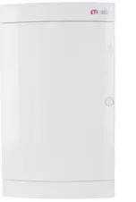 Eti Polam 001101303 Ant paviršiaus montuojamas 3x12 daugialypės terpės skirstomasis skydas su plokšte ir lizdu / IP 40 400V AC / ECT36PO MEDIA 001101303