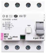 Eti Polam 002062145 Diferencialinis grandinės pertraukiklis 4P 80A 0,03A tipas AC EFI-4 02062145