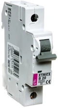 Eti Polam 002111517 Grandinės pertraukiklis 1P B 20A 6kA AC ETIMAT 6 002111517