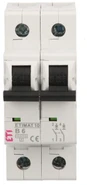 Eti Polam 002123712 Grandinės pertraukiklis 2P B 6A 10kA AC ETIMAT10 002123712