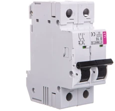 Eti Polam 002123716 Grandinės pertraukiklis 2P B 16A 10kA AC ETIMAT10 002123716