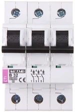 Eti Polam 002125719 Grandinės pertraukiklis 3P B 32A 10kA AC ETIMAT10 002125719