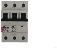 Eti-Polam miniatiūrinis grandinės pertraukiklis ETIMAT10 3P C 32A 10kA AC - 002135719