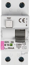 Eti-Polam Liekamosios srovės pertraukiklis KZS-2M 2P 16A B 0.03A tipas AC - 002173104