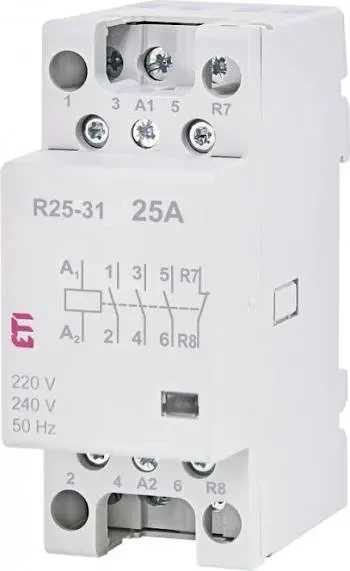 Eti Polam 002462320 Modulinis kontaktorius 25A 230V AC 3Z 1R R 25-31 230V 002462320