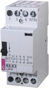 ETI Modulinis kontaktorius RD 25-40-R-24V AC/DC