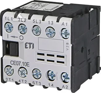 Eti-Polam Miniatiūrinis kontaktorius 16A 3P 24V AC 1Z 0R CE07.10-24V-50/60Hz 004641020