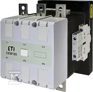 Eti-Polam Maitinimo kontaktorius 180A 3P 230V AC 2Z 2R CEM180.22-230V-50/60Hz 004655143