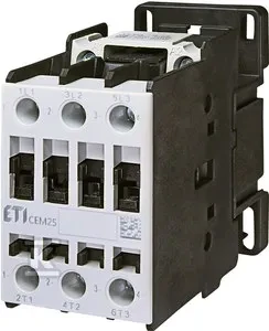Eti-Polam maitinimo kontaktorius 45A 24V AC CEM25.00-24V-50/60Hz (004645100)