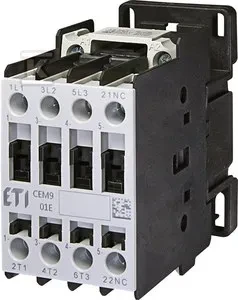 „Eti-Polam“ maitinimo kontaktorius 9A 3P 230V AC 0Z 1R (CEM9.01-230V-50/60Hz)