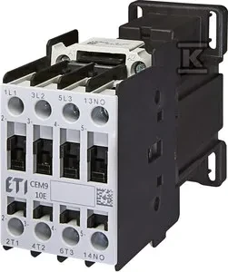 Eti-Polam maitinimo kontaktorius 9A 3P 24V DC 1Z 0R CEM9.10-24V-DC 004642220