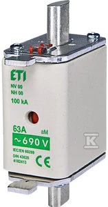 ETI WKŁADKA NH00 AM 125A/690V