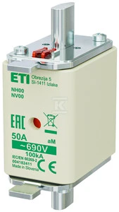 ETI WKŁADKA NH00 AM 50A/690V