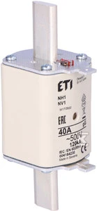 Eti-Polam saugiklio jungtis NH1 gG 40A/500V 004184230