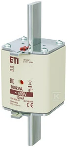 Eti-Polam NH2 144A gTr 100KVA 400V WT-2 saugiklis įdėklas (004114402)